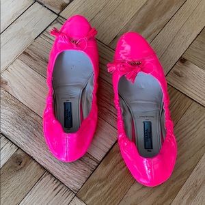Prada Neon Pink Flat